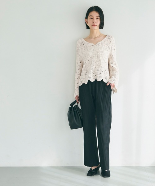 coca（coca）（コカ）の「フレアスリーブ クロシェトップス（その他トップス・レディース・アイボリー・ONE SIZE）」の5枚目の写真