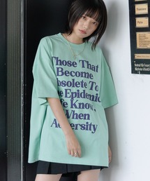 《UNISEX》メッセージロゴTシャツ