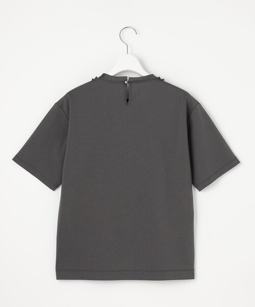 自由区(ジユウク)の「ベビーフリル Tシャツ(Tシャツ/カットソー・レディース・アイボリー系/グレー系・44/46)」の14枚目の写真