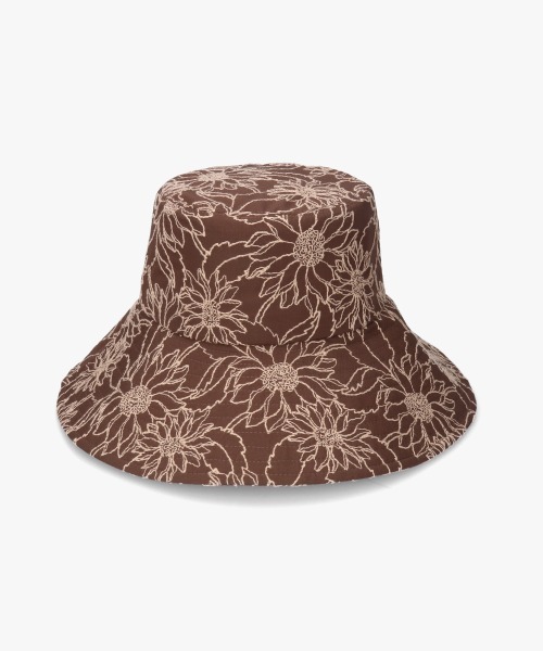 Chapeau d' O(シャポードオー)の「Chapeau d' O Flower EMB Capeline / シャポードオー(ハット・レディース・オレンジ/ベージュ/ブラウン・M/57.5cm)」の10枚目の写真