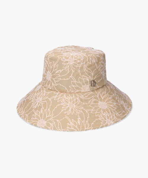 Chapeau d' O(シャポードオー)の「Chapeau d' O Flower EMB Capeline / シャポードオー(ハット・レディース・オレンジ/ベージュ/ブラウン・M/57.5cm)」の11枚目の写真