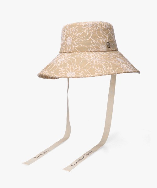 Chapeau d' O(シャポードオー)の「Chapeau d' O Flower EMB Capeline / シャポードオー(ハット・レディース・オレンジ/ベージュ/ブラウン・M/57.5cm)」の22枚目の写真