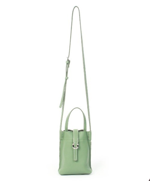 Beau're(ヴュレ)の「【BEAURE/ビュレ】カウレザー ベルト デザイン ワンマイル BAG(ショルダーバッグ・レディース・グレー/ブラック/オリーブ/イエロー・FREE)」の21枚目の写真