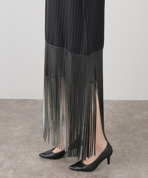 PONTI(ポンティ)の「PONTI 別注 FRINGE DRESS PO2P020:ワンピース(ワンピース・レディース・ネイビー・SMALL/X-SMALL)」の12枚目の写真