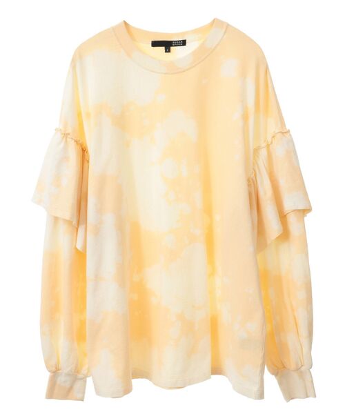 Sugar spoon（シュガースプーン）の「・SUGAR SPOON ブリーチラッフルプルオーバー（スウェット・レディース・グリーン/アイボリー/ピンク/ブラック・FREE）」の18枚目の写真