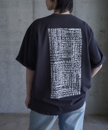 【MAKE LOVE】PRINT TEE/Charcoal Body