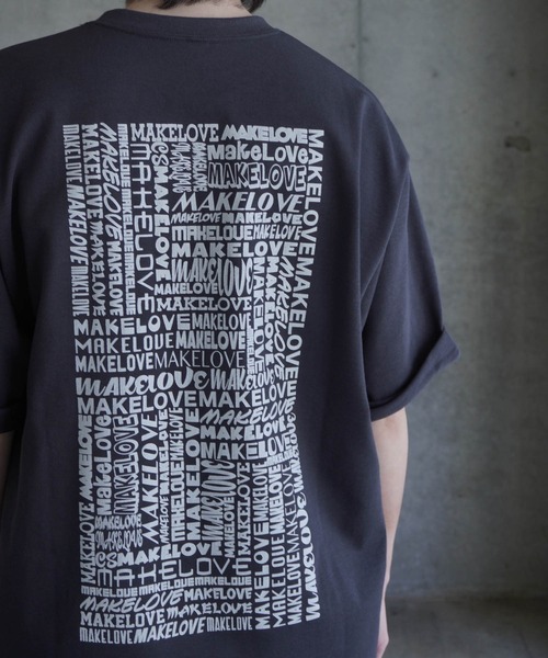 k3&co.(ケイスリーアンドコー)の「【MAKE LOVE】PRINT TEE/Charcoal Body(Tシャツ/カットソー・レディース・ホワイト・ONE SIZE)」の10枚目の写真