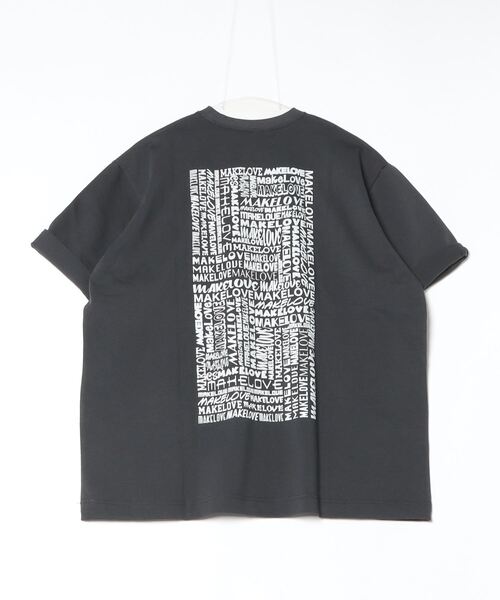 セール】【MAKE LOVE】PRINT TEE/Charcoal Body（Tシャツ