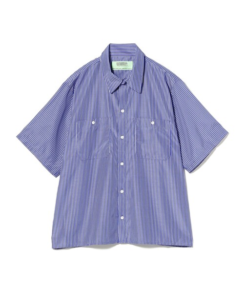 UNIVERSAL OVERALL（ユニバーサルオーバーオール）の「【別注】UNIVERSAL OVERALL / Work Shirt（シャツ/ブラウス・メンズ・ホワイト/ブルー・SMALL/MEDIUM/LARGE/X-LARGE）」の18枚目の写真