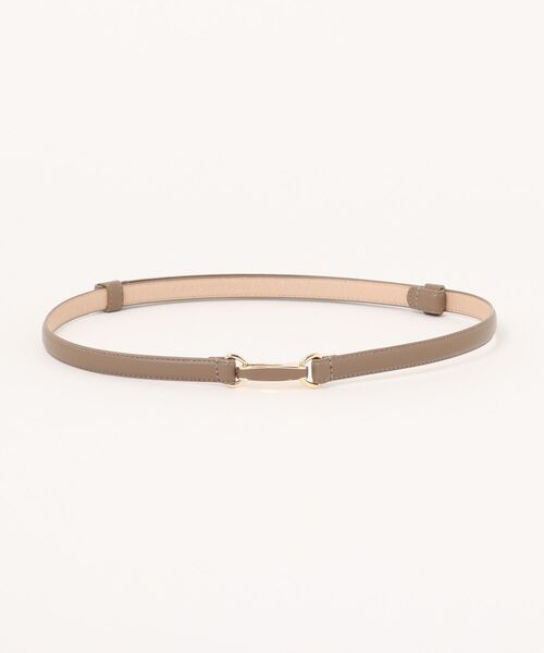 EDIT COLOGNE（エディットコロン）の「オーバルパーツスライドベルト（ベルト・レディース・ベージュ/ブラウン/ブラック・ﾌﾘ-）」の3枚目の写真