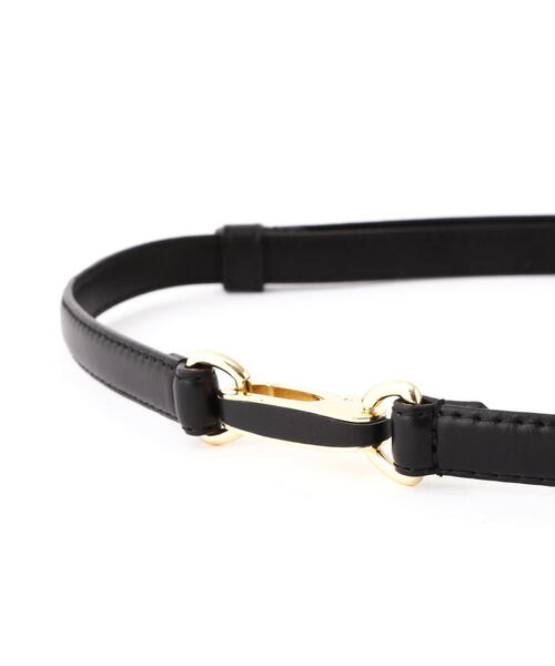 EDIT COLOGNE（エディットコロン）の「オーバルパーツスライドベルト（ベルト・レディース・ベージュ/ブラウン/ブラック・ﾌﾘ-）」の6枚目の写真