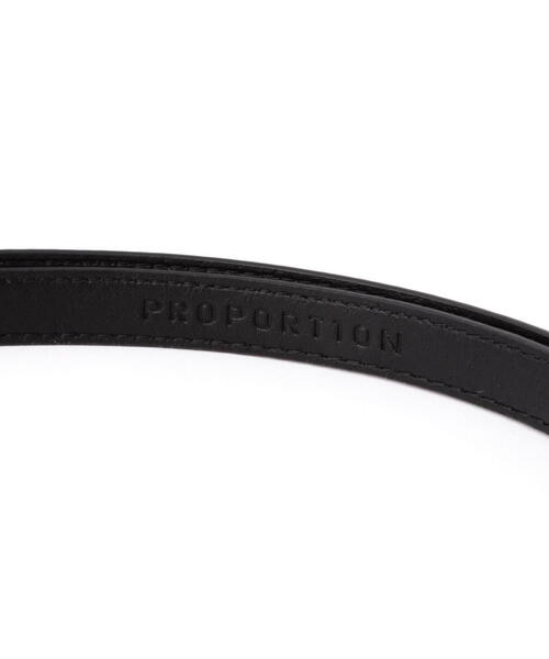 EDIT COLOGNE（エディットコロン）の「オーバルパーツスライドベルト（ベルト・レディース・ベージュ/ブラウン/ブラック・ﾌﾘ-）」の7枚目の写真