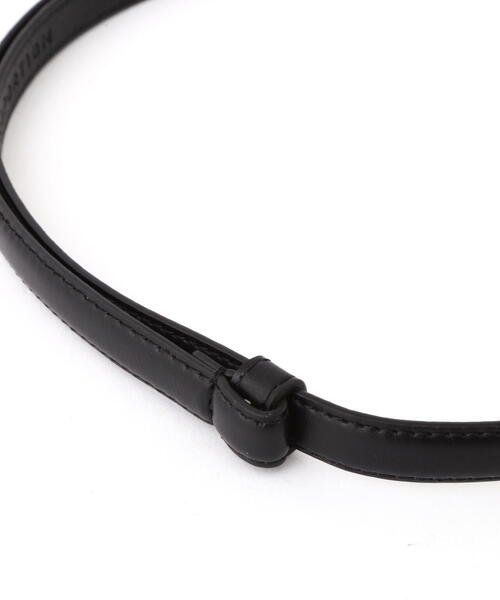 EDIT COLOGNE（エディットコロン）の「オーバルパーツスライドベルト（ベルト・レディース・ベージュ/ブラウン/ブラック・ﾌﾘ-）」の9枚目の写真