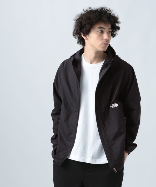 THE NORTH FACE（ザノースフェイス）の「【THE NORTH FACE(ザ・ノース・フェイス)】コンパクトジャケット（ナイロンジャケット・メンズ・グリーン/ブラック・MEDIUM/LARGE）」の2枚目の写真