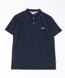 FILA ネイビー 花柄襟付きポロシャツとスカートセット 両方共　XL size 53177ea20b1bb0f6d905666ef2d409