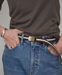 ADAM ET ROPE. ブラックレザーベルト ゴールドバックル新品　現行品 ADAM ET ROPE'｜【サステナブル】・【定番人気】レザーガチャ