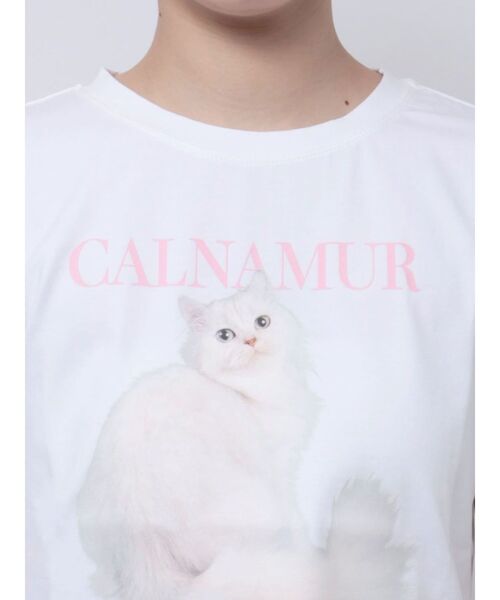 CALNAMUR(カルナムール)の「キャットTシャツ(Tシャツ/カットソー・レディース・ホワイト/イエロー/ピンク・FREE)」の11枚目の写真