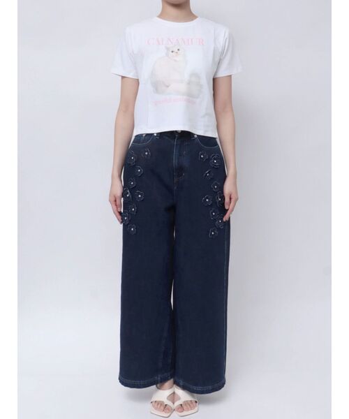CALNAMUR(カルナムール)の「キャットTシャツ(Tシャツ/カットソー・レディース・ホワイト/イエロー/ピンク・FREE)」の16枚目の写真