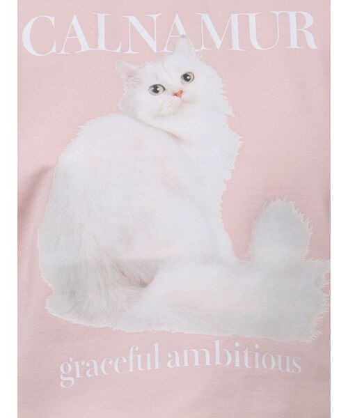 CALNAMUR(カルナムール)の「キャットTシャツ(Tシャツ/カットソー・レディース・ホワイト/イエロー/ピンク・FREE)」の17枚目の写真