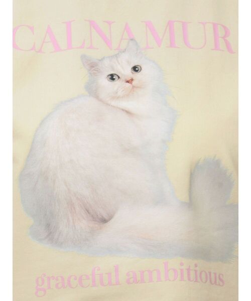 CALNAMUR(カルナムール)の「キャットTシャツ(Tシャツ/カットソー・レディース・ホワイト/イエロー/ピンク・FREE)」の18枚目の写真