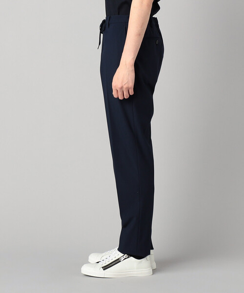 COMME CA MEN（コムサメン）の「【セットアップ対応】福井編み ナイロントリコットジャージー テーパードパンツ（スラックス・メンズ・ネイビー/チャコールグレー・M/L/S/XL）」の15枚目の写真