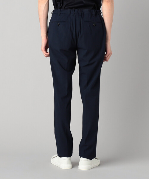 COMME CA MEN（コムサメン）の「【セットアップ対応】福井編み ナイロントリコットジャージー テーパードパンツ（スラックス・メンズ・ネイビー/チャコールグレー・M/L/S/XL）」の14枚目の写真
