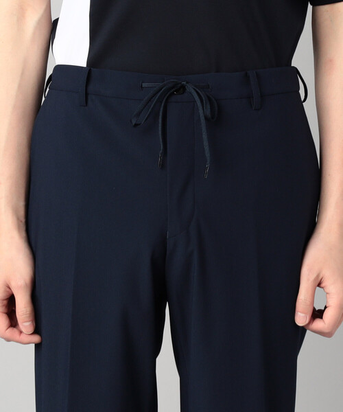 COMME CA MEN（コムサメン）の「【セットアップ対応】福井編み ナイロントリコットジャージー テーパードパンツ（スラックス・メンズ・ネイビー/チャコールグレー・M/L/S/XL）」の13枚目の写真