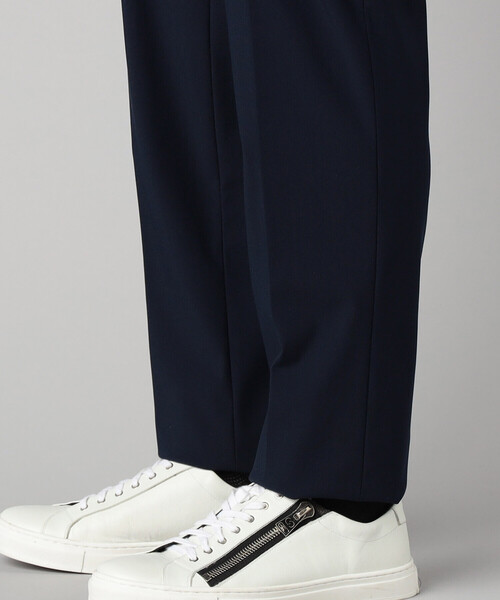 COMME CA MEN（コムサメン）の「【セットアップ対応】福井編み ナイロントリコットジャージー テーパードパンツ（スラックス・メンズ・ネイビー/チャコールグレー・M/L/S/XL）」の10枚目の写真