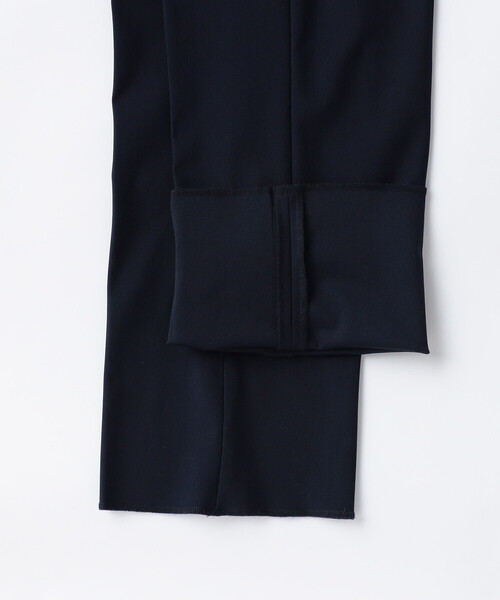 COMME CA MEN（コムサメン）の「【セットアップ対応】福井編み ナイロントリコットジャージー テーパードパンツ（スラックス・メンズ・ネイビー/チャコールグレー・M/L/S/XL）」の9枚目の写真