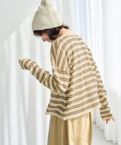 studio CLIP（スタディオクリップ）の「《days》16ゲージアソートプルオーバー（Tシャツ/カットソー・レディース・その他1/その他2/その他3/ブラック・FREE）」の15枚目の写真