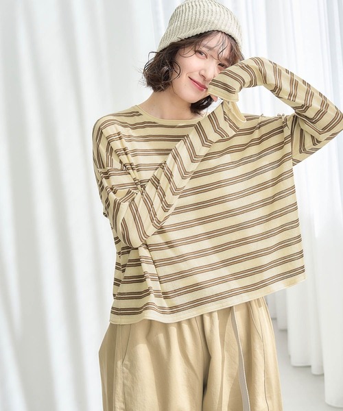 studio CLIP（スタディオクリップ）の「《days》16ゲージアソートプルオーバー（Tシャツ/カットソー・レディース・その他1/その他2/その他3/ブラック・FREE）」の14枚目の写真