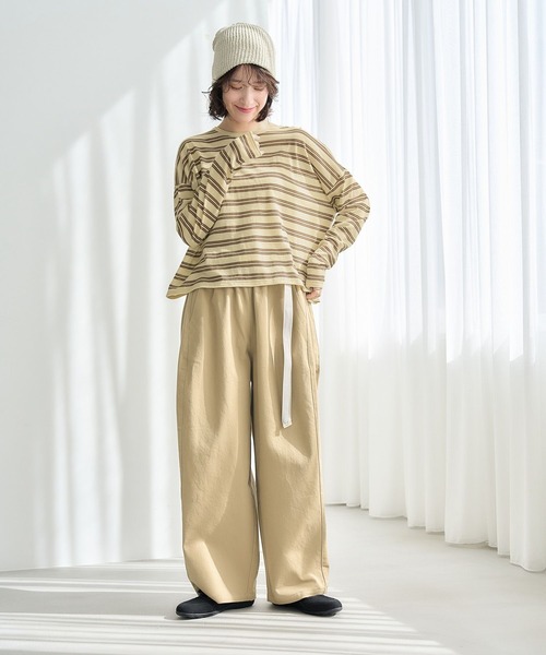 studio CLIP（スタディオクリップ）の「《days》16ゲージアソートプルオーバー（Tシャツ/カットソー・レディース・その他1/その他2/その他3/ブラック・FREE）」の11枚目の写真