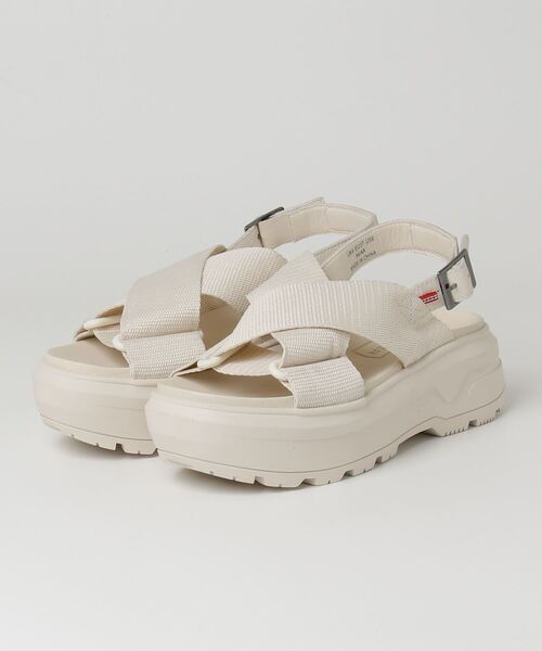HUNTER(ハンター)の「【HUNTER】 U CITY REBEL WEBBING CROSS-OVER SANDAL シティレーベルウェビィングクロスオーバーサンダル(サンダル・レディース・クリーム・5/6/4)」の6枚目の写真