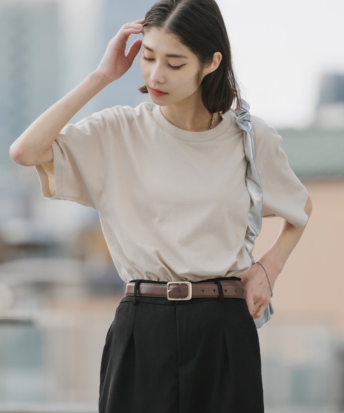 GILDAN(ギルダン)の「GILDAN/ギルダン 5.3oz プレミアムコットン 半袖無地Tシャツ 2026年春夏(Tシャツ/カットソー・メンズ・ネイビー/ダークグレー/オレンジ/イエロー/オレンジ系1/チャコール/ロイヤルブルー/サンドグレー/モスグリーン/ライトグリーン/レッド/ライトグレー/ホワイト/アーミー/ブラック/ライトブルー/ライトブラウン・M/S/XL/L)」の5枚目の写真