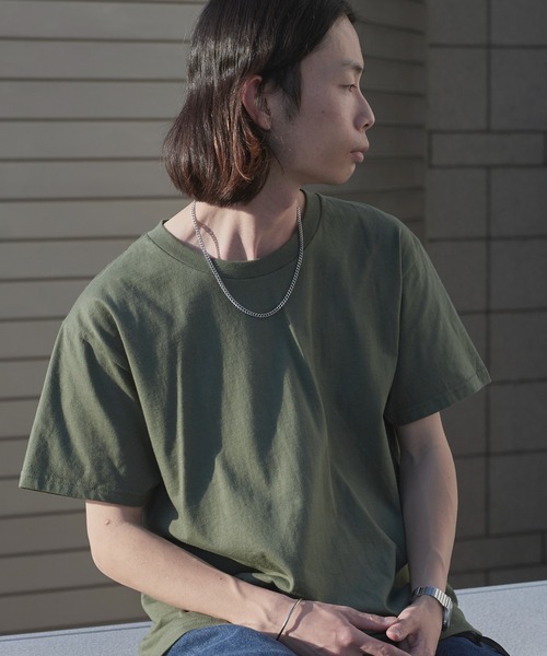 GILDAN(ギルダン)の「GILDAN/ギルダン 5.3oz プレミアムコットン 半袖無地Tシャツ 2026年春夏(Tシャツ/カットソー・メンズ・ネイビー/ダークグレー/オレンジ/イエロー/オレンジ系1/チャコール/ロイヤルブルー/サンドグレー/モスグリーン/ライトグリーン/レッド/ライトグレー/ホワイト/アーミー/ブラック/ライトブルー/ライトブラウン・M/S/XL/L)」の10枚目の写真