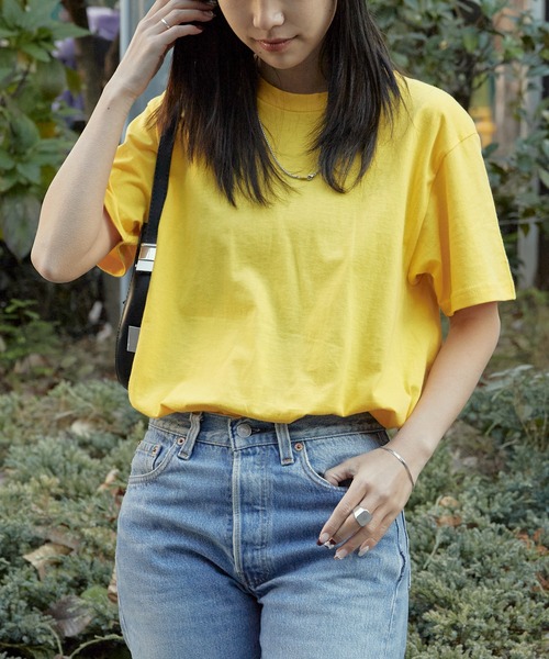 GILDAN(ギルダン)の「GILDAN/ギルダン 5.3oz プレミアムコットン 半袖無地Tシャツ 2026年春夏(Tシャツ/カットソー・メンズ・ネイビー/ダークグレー/オレンジ/イエロー/オレンジ系1/チャコール/ロイヤルブルー/サンドグレー/モスグリーン/ライトグリーン/レッド/ライトグレー/ホワイト/アーミー/ブラック/ライトブルー/ライトブラウン・M/S/XL/L)」の14枚目の写真