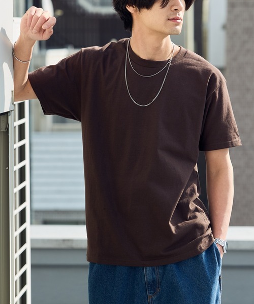 GILDAN(ギルダン)の「GILDAN/ギルダン 5.3oz プレミアムコットン 半袖無地Tシャツ 2026年春夏(Tシャツ/カットソー・メンズ・ネイビー/ダークグレー/オレンジ/イエロー/オレンジ系1/チャコール/ロイヤルブルー/サンドグレー/モスグリーン/ライトグリーン/レッド/ライトグレー/ホワイト/アーミー/ブラック/ライトブルー/ライトブラウン・M/S/XL/L)」の7枚目の写真