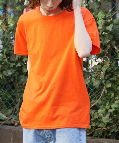 GILDAN(ギルダン)の「GILDAN/ギルダン 5.3oz プレミアムコットン 半袖無地Tシャツ 2026年春夏(Tシャツ/カットソー・メンズ・ネイビー/ダークグレー/オレンジ/イエロー/オレンジ系1/チャコール/ロイヤルブルー/サンドグレー/モスグリーン/ライトグリーン/レッド/ライトグレー/ホワイト/アーミー/ブラック/ライトブルー/ライトブラウン・M/S/XL/L)」の18枚目の写真