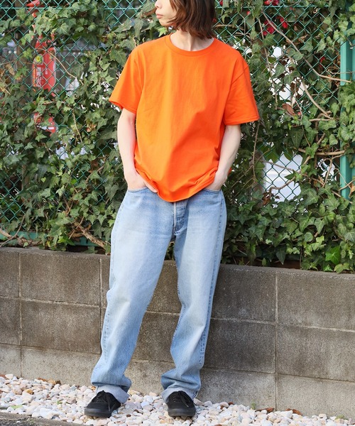 GILDAN(ギルダン)の「GILDAN/ギルダン 5.3oz プレミアムコットン 半袖無地Tシャツ 2026年春夏(Tシャツ/カットソー・メンズ・ネイビー/ダークグレー/オレンジ/イエロー/オレンジ系1/チャコール/ロイヤルブルー/サンドグレー/モスグリーン/ライトグリーン/レッド/ライトグレー/ホワイト/アーミー/ブラック/ライトブルー/ライトブラウン・M/S/XL/L)」の22枚目の写真