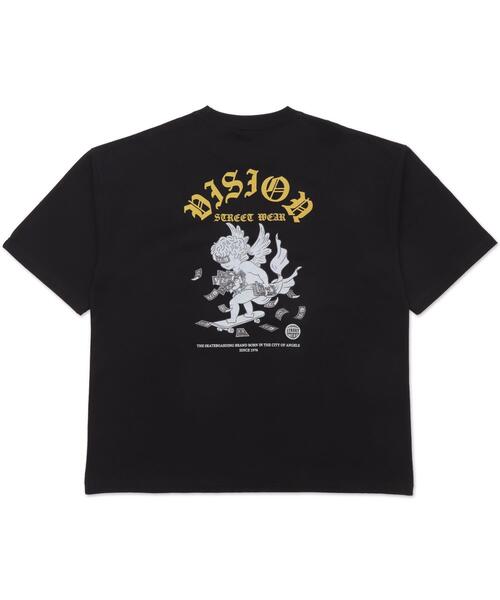 VISION STREET WEAR(ヴィジョンストリートウェア)の「∴WEGO/別注VISIONエンジェルグラフィックT(Tシャツ/カットソー・メンズ・ホワイト/ブラック・MEDIUM/LARGE)」の19枚目の写真