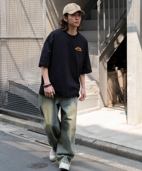 VISION STREET WEAR(ヴィジョンストリートウェア)の「∴WEGO/別注VISIONエンジェルグラフィックT(Tシャツ/カットソー・メンズ・ホワイト/ブラック・MEDIUM/LARGE)」の4枚目の写真