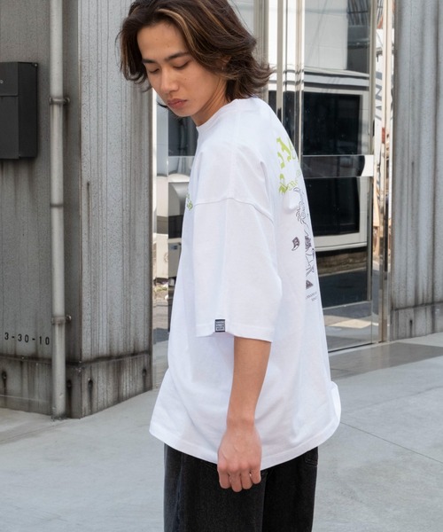 VISION STREET WEAR(ヴィジョンストリートウェア)の「∴WEGO/別注VISIONエンジェルグラフィックT(Tシャツ/カットソー・メンズ・ホワイト/ブラック・MEDIUM/LARGE)」の9枚目の写真