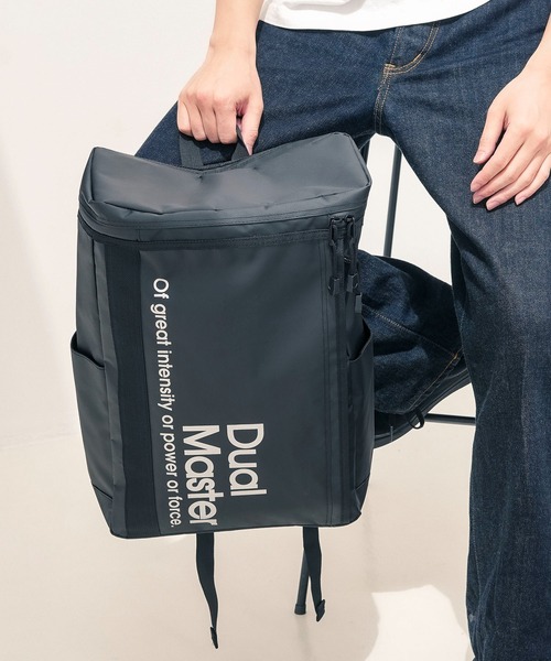 UNIIT（ユニット）の「【Dual Master/デュアルマスター】ターポリンスクエアバックパック（バックパック/リュック・メンズ・ブラック/シルバー・FREE）」の12枚目の写真