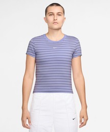 ナイキ レディース シャツ XL 紫 ストライプ NIKE｜ナイキ（レディース）のトップス（パープル/紫色系・半袖