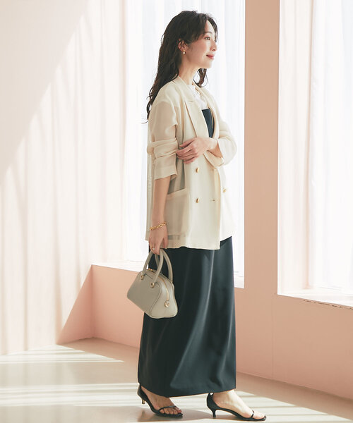 La boutique BonBon（ラブティックボンボン）の「【低身長サイズあり・セットで便利】カットソーセットキャミワンピース（ワンピース・レディース・チャコールグレー/ブラック・FREE/PS）」の19枚目の写真