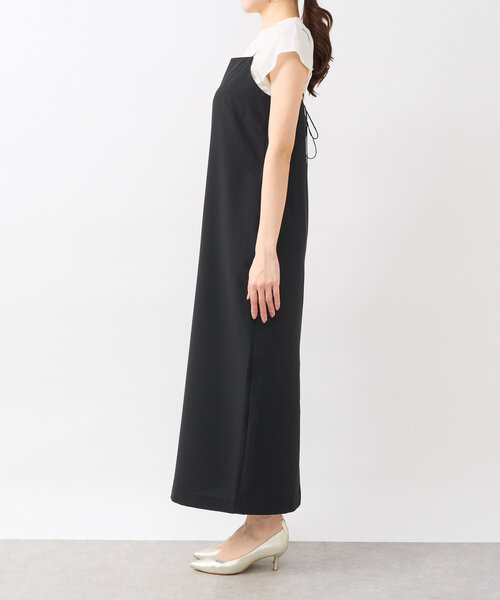La boutique BonBon（ラブティックボンボン）の「【低身長サイズあり・セットで便利】カットソーセットキャミワンピース（ワンピース・レディース・チャコールグレー/ブラック・FREE/PS）」の10枚目の写真