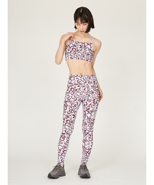 emmi（エミ）の「プルメリアアートレギンス（レギンス/スパッツ・レディース・ネイビー/ホワイト/ライトブルー・0/1）」の5枚目の写真