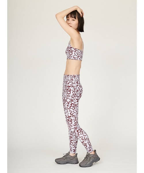 emmi（エミ）の「プルメリアアートレギンス（レギンス/スパッツ・レディース・ネイビー/ホワイト/ライトブルー・0/1）」の7枚目の写真