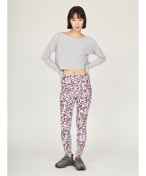 emmi（エミ）の「プルメリアアートレギンス（レギンス/スパッツ・レディース・ネイビー/ホワイト/ライトブルー・0/1）」の15枚目の写真