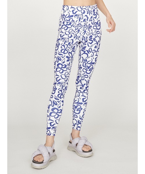 emmi（エミ）の「プルメリアアートレギンス（レギンス/スパッツ・レディース・ネイビー/ホワイト/ライトブルー・0/1）」の19枚目の写真